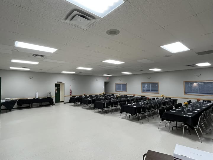 Community Centre set up for a meeting.