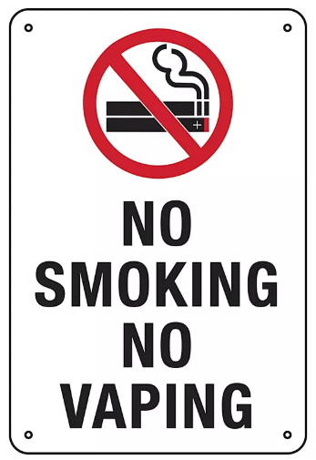 No smoking and no vaping at Heritage Park Playground