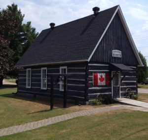 Photograph of the Township's museum building in summer.