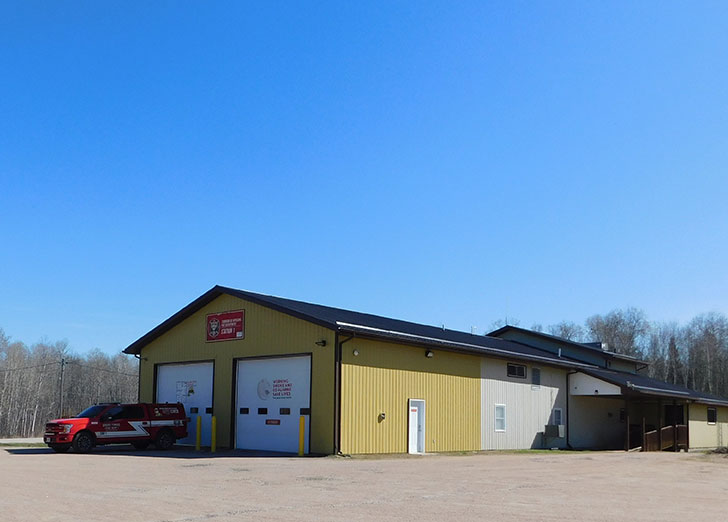 Township of Nipissing fire station number one.