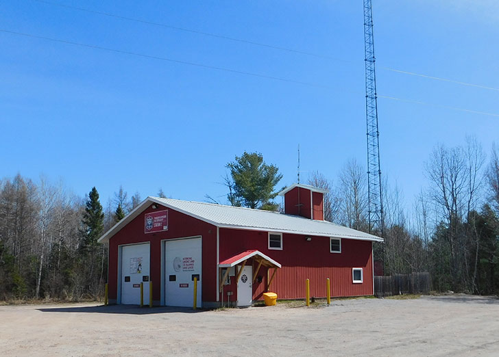 Township of Nipissing fire station number two.